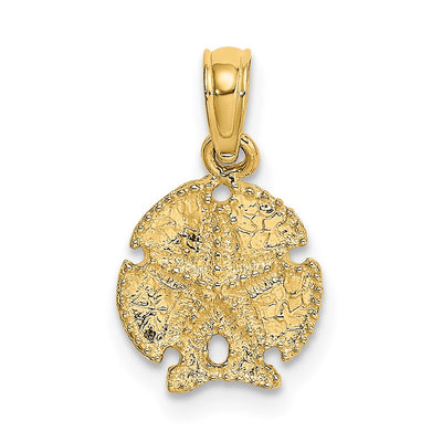 14K gold starfish pendant