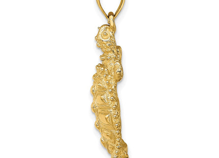 14K gold charm, alternate view