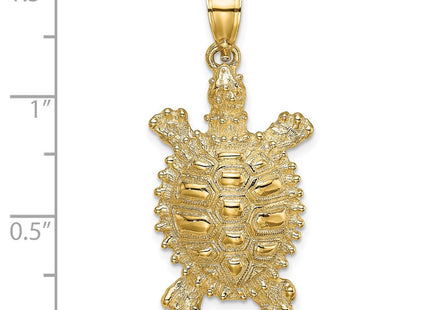 14K gold charm, another view