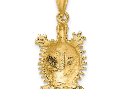 14K gold charm, further view