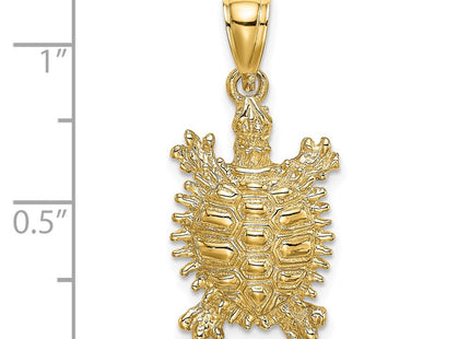 14K gold charm, another view