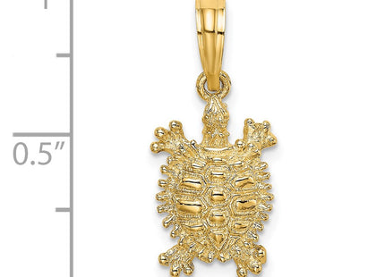 14K gold charm, another view