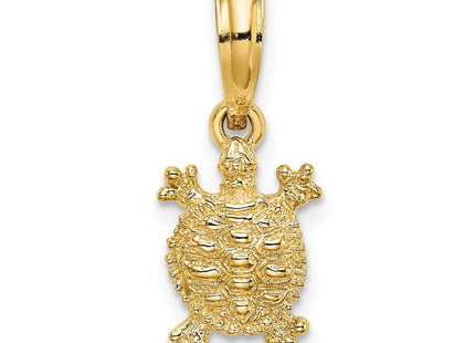 14K Land Turtle Charm (Style K7650)