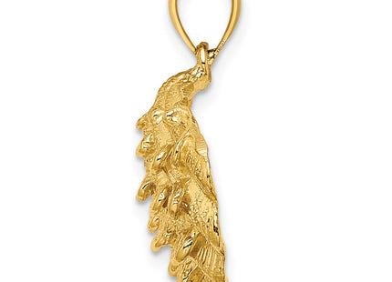 14K gold charm, alternate view