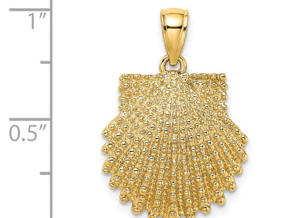 14K gold charm, another view