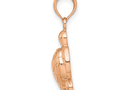 14K rose gold charm, alternate view