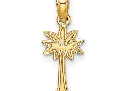 14K gold charm, further view