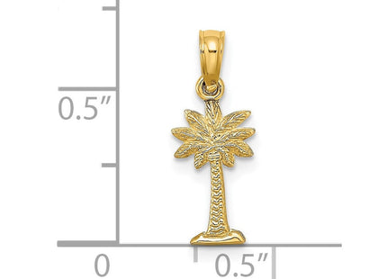 14K gold charm, another view