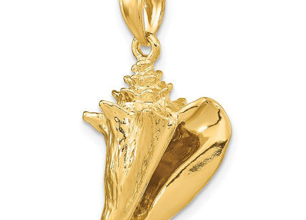 14K 3-D Conch Shell Charm (Style K7667)