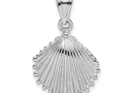 14K white gold charm
