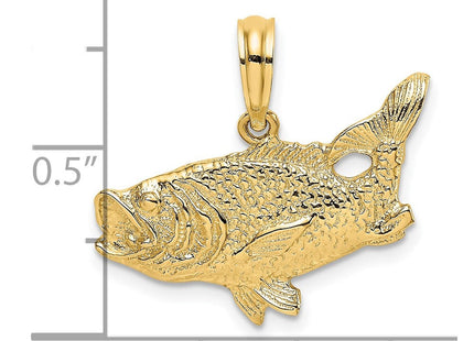 14K gold charm, another view