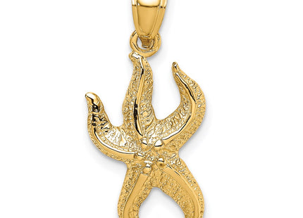14K gold starfish charm