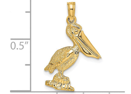 14K gold charm, another view
