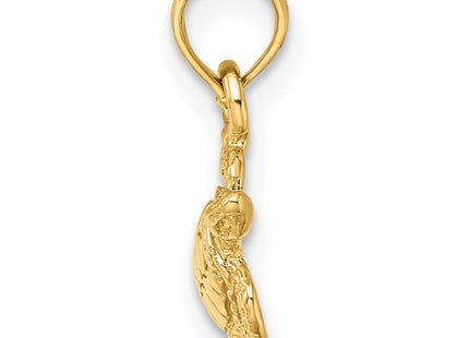14K gold charm, alternate view