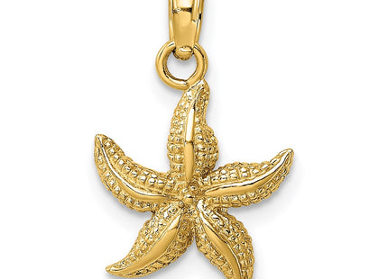 14K gold starfish charm