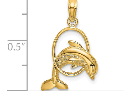 14K gold charm, another view