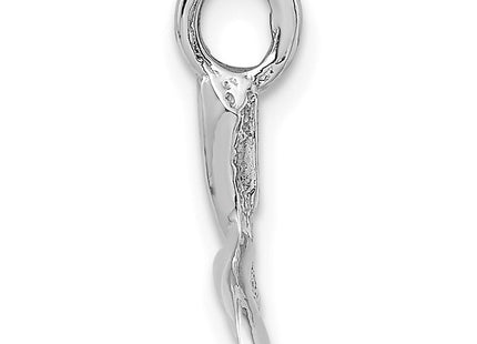 14K white gold chain, alternate view