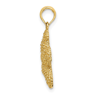 14K Starfish Charm, 23 x 18.6mm