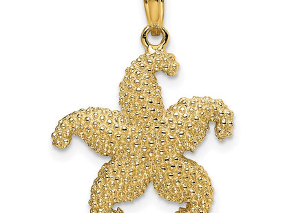 14K gold starfish charm