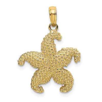 14K gold starfish charm
