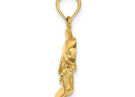 14K gold charm, alternate view