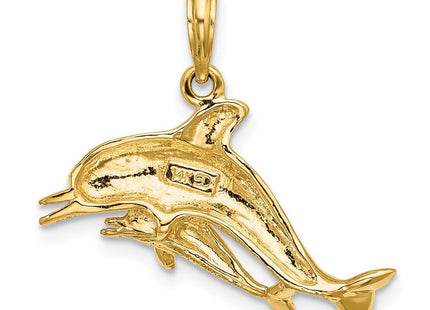 14K gold charm, further view