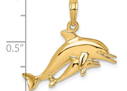 14K gold charm, another view