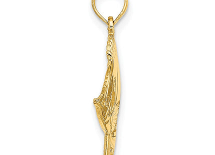 14K gold charm, alternate view