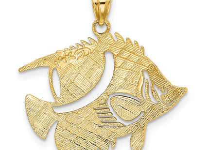 14K gold charm, further view