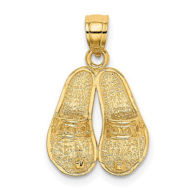 14K BAHAMAS Double Sandals Charm