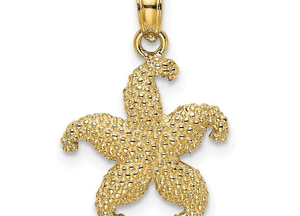 14K gold starfish charm