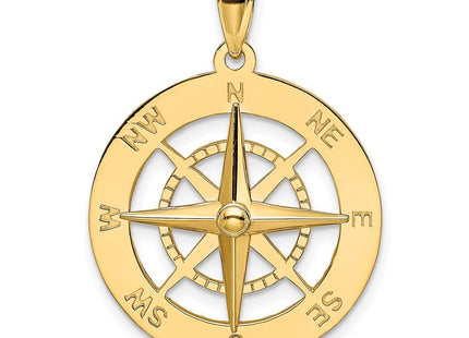 14K Nautical Compass Charm (Style K7846)