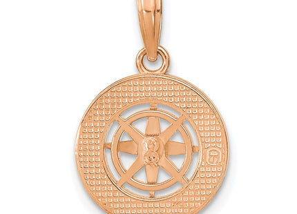 14K White/Rose Gold Pendants Style K7856R - Classique Jewelry Inc.