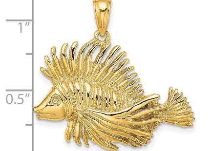 14K gold starfish charm, another view