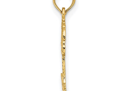 14K HAWAII Palm Tree Charm (Style K7880)