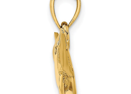 14K gold charm, alternate view