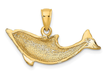 14K gold charm, another view