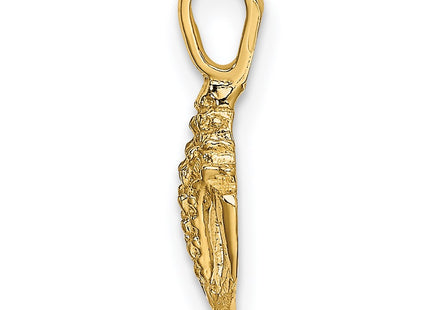 14K gold charm, alternate view