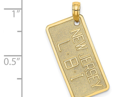 14K gold plate charm, another view
