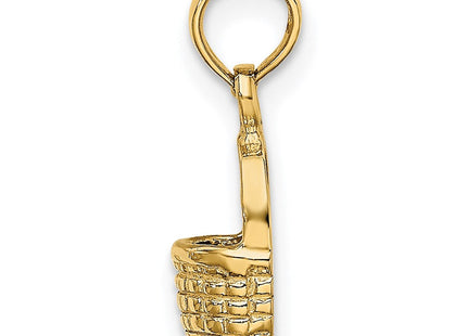 14K gold charm, alternate view