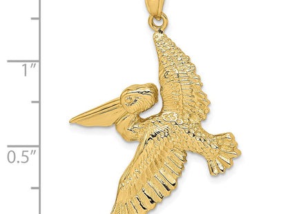 14K Flying Pelican Charm (Style K7948)