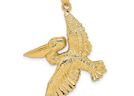 14K Flying Pelican Charm (Style K7948)