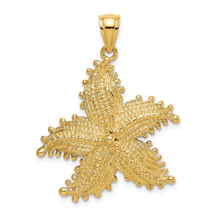14K Starfish Charm (Style K7957)