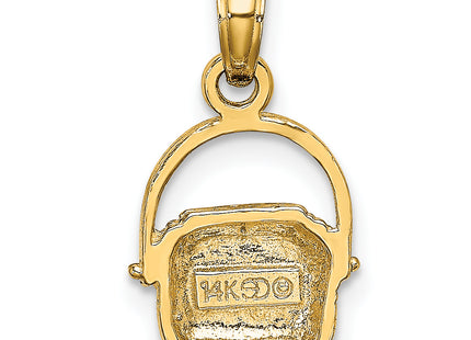 14K 2-D Nantucket Basket Charm