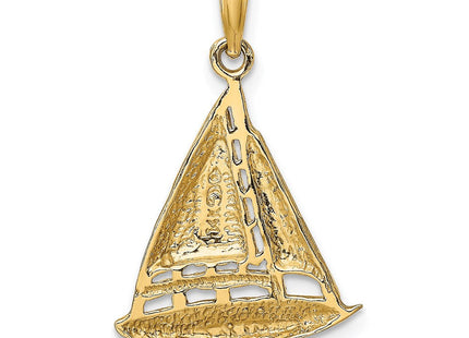14K gold starfish charm, further view