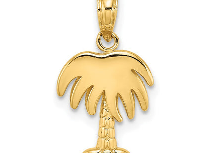 14K Charleston Palm Tree Charm (Style K7991)