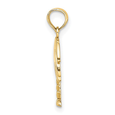 14K Charleston Palm Tree Charm, 20 x 12mm