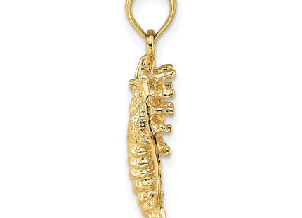 14K Florida Lobster with Out Claws Charm (Style K8035)