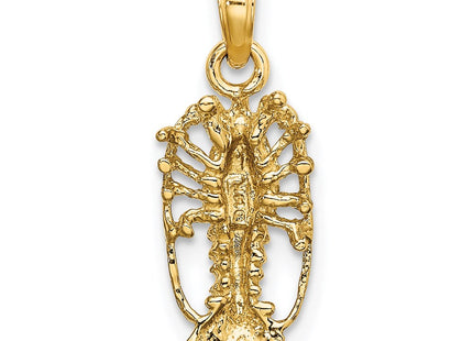 14K gold charm, another view