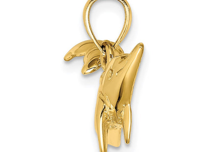 14K gold charm, alternate view